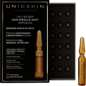 ამპულები - UNIC30-DAY SKIN MIRACLE SHOT - 30x1,5მლ